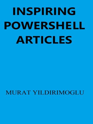 cover image of Inspiring Powershell Articles